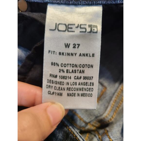 Joe's jeans size 27 women's skinny ankle jeans - Picture 3 of 7